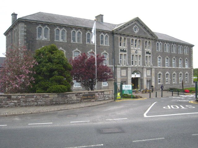 Belleek Pottery building beside the River Erne